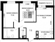 <span>Продается 3-комн. квартира,</span><span>54.70 м², 14/16 этаж </span> фото 0
