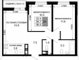 <span>Продается 3-комн. квартира,</span><span>54.70 м², 12/16 этаж </span> фото 0