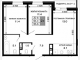 <span>Продается 3-комн. квартира,</span><span>54.40 м², 11/16 этаж </span> фото 0