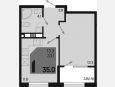 <span>Продается 1-комн. квартира,</span><span>33.10 м², 7/9 этаж </span> фото 0
