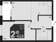 <span>Продается 2-комн. квартира,</span><span>41.70 м², 2/18 этаж </span> фото 0