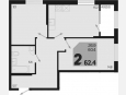 <span>Продается 3-комн. квартира,</span><span>60.40 м², 2/18 этаж </span> фото 0