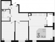 <span>Продается 3-комн. квартира,</span><span>74.90 м², 18/18 этаж </span> фото 0