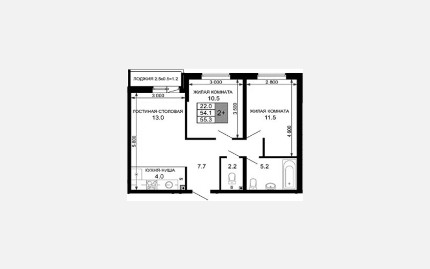 <span>Продается 3-комн. квартира,</span><span>54.10 м², 2/16 этаж </span> фото 0