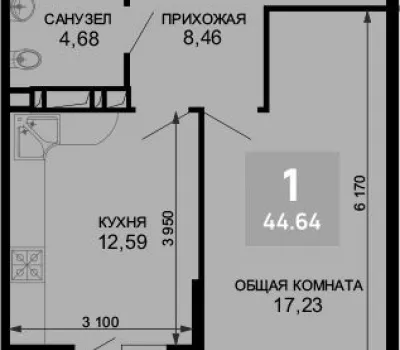 1-комн. кв.