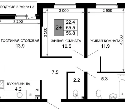 3-комн. кв.