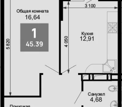 1-комн. кв.