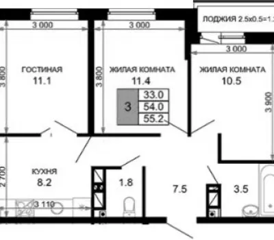 3-комн. кв.