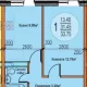 1-комн. квартира, 31.50 м², 18/18 этаж фото 2