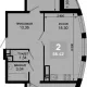 3-комн. квартира, 65.47 м², 17/19 этаж фото 0