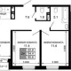 3-комн. квартира, 54.40 м², 14/16 этаж фото 0