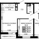 3-комн. квартира, 54.70 м², 11/16 этаж фото 0