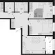 3-комн. квартира, 71.20 м², 2/9 этаж фото 0