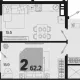 3-комн. квартира, 58.40 м², 8/9 этаж фото 0