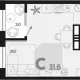 студия, 28.60 м², 9/18 этаж фото 0