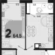 2-комн. квартира, 60.10 м², 7/9 этаж фото 0