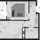 1-комн. квартира, 33.30 м², 12/18 этаж фото 0