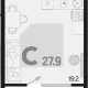 студия, 23.10 м², 2/9 этаж фото 0