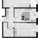 3-комн. квартира, 57.60 м², 2/18 этаж фото 0