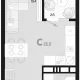 студия, 22.90 м², 16/18 этаж фото 0