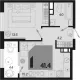2-комн. квартира, 37 м², 18/18 этаж фото 0