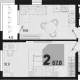 2-комн. квартира, 63.80 м², 18/18 этаж фото 0