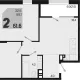 3-комн. квартира, 59.10 м², 3/9 этаж фото 0