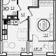 1-комн. квартира, 33.10 м², 9/9 этаж фото 0