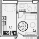 2-комн. квартира, 44.80 м², 8/9 этаж фото 0
