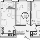 3-комн. квартира, 56.50 м², 17/18 этаж фото 0