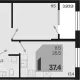 1-комн. квартира, 35.50 м², 2/18 этаж фото 0