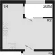 2-комн. квартира, 45.50 м², 2/9 этаж фото 0