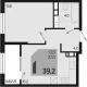 2-комн. квартира, 37 м², 18/18 этаж фото 0