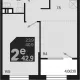 2-комн. квартира, 40.90 м², 9/9 этаж фото 0