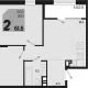 2-комн. квартира, 59.10 м², 9/9 этаж фото 0