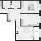 3-комн. квартира, 70.60 м², 7/9 этаж фото 0