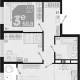3-комн. квартира, 58.70 м², 12/18 этаж фото 0