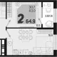 2-комн. квартира, 63 м², 10/18 этаж фото 0