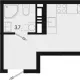 студия, 26.70 м², 10/18 этаж фото 0