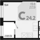 студия, 22.90 м², 10/18 этаж фото 0