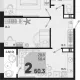 2-комн. квартира, 58.40 м², 5/18 этаж фото 0